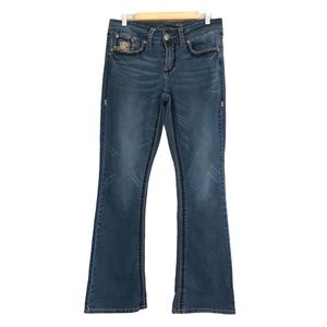 Seven 7 Bootcut Jeans Med Dark Wash 10